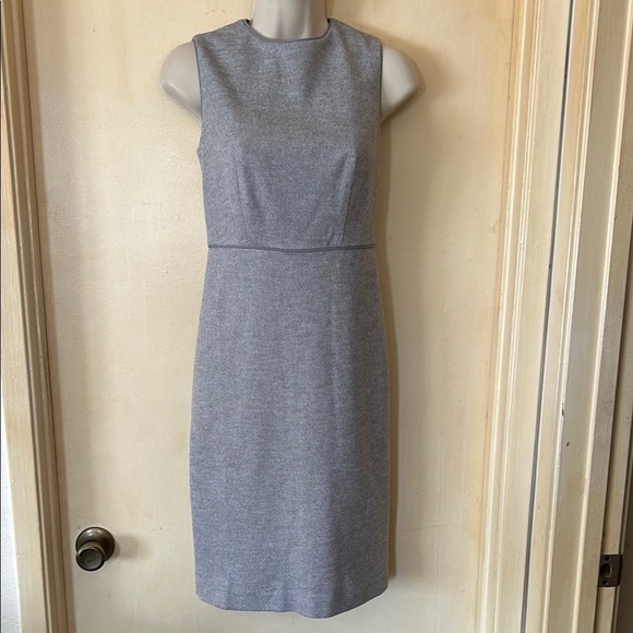 Ann Taylor wool blend herringbone sheath dress size 00P NWT - Picture 1 of 11